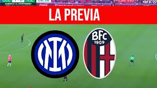 LA PREVIA DE INTER VS BOLOGNA . LAUTARO MARTINEZ EN EL BANCO DE SUPLENTES.
