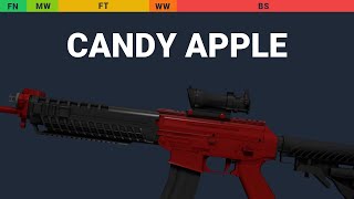 SG 553 Candy Apple Wear Preview