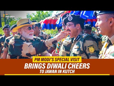 PM Modi’s special visit brings Diwali cheers to Jawans in Kutch