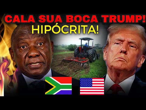 Donald Trump Recebe Uma Dura Resposta Da África Do Sul // Ninguém Cruzou Esta Linha!