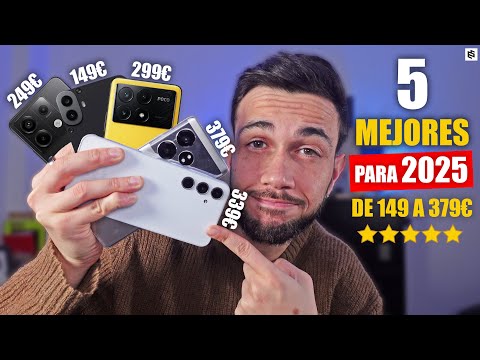 ✅Los 5 MEJORES SMARTPHONE BARATOS para 2025 | De 149€ a 379€