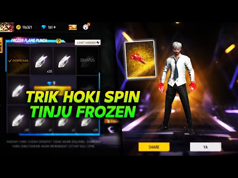 TRIK HOKI SPIN SKIN TINJU FROZEN FLAME PUNCH TERBARU FF !! Modal 100 DM !!