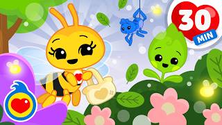 Abejita, Fotosíntesis, Señor Sol 🐝🌱 Canciones Para Celebrar El Día De La Tierra (30 Min) | Plim Plim