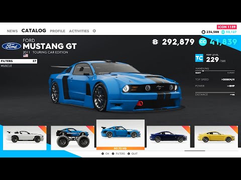 All MUSCLE CARS LIST - THE CREW 2