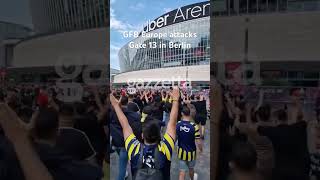 GFB Hooligans attack Gate 13 in Berlin / Fenerbahçe vs Panathinaikos 24.05.2024