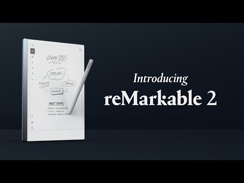 Introducing reMarkable 2 — the paper tablet (2020)