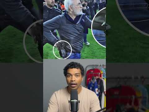 When PAOK FC owner shocked the world 😳⚽️ #football