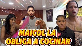 MAICOL OBLIGA A PAMELA Y AMABAR A COCINAR 