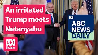 YouTube video thumbnail: An Irritated Trump Meets Netanyahu
