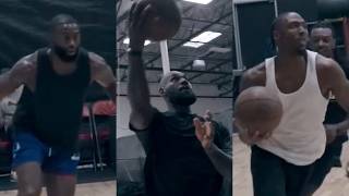 LeBron, Jaylen Brown and Tyrese Maxey 2nd workout together playing 3 on 3 🔥