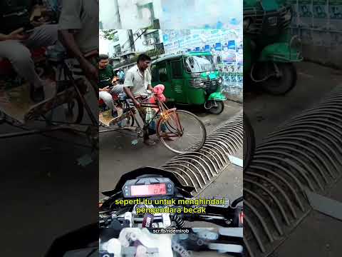 Polisi tidur anti becak liar #shortsvideo  #edukasi