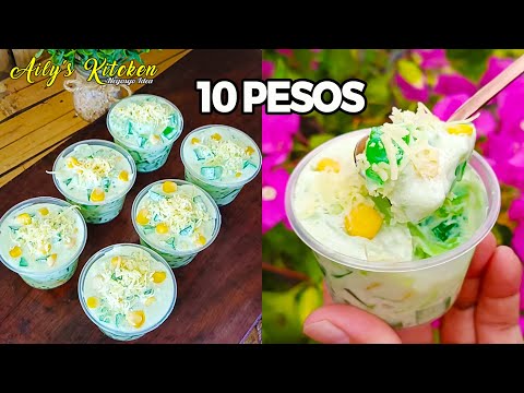 MURA AT MABENTANG DESSERT PATOK NA PANGNEGOSYO - CHEESY BUKO PANDAN JELLY SALAD