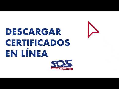 EPS S.O.S - Descarga tus certificados en línea a través de la Oficina Virtual