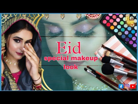 EID SPECIAL FULL 🌝 MAKEUP LOOK 💕✨🌌 #makeinindia #eidmakeup #trendingvideo