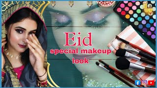 EID SPECIAL FULL 🌝 MAKEUP LOOK 💕✨🌌 #makeinindia #eidmakeup #trendingvideo