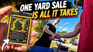I Found RARE Pokemon Cards at a Yard Sale!