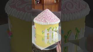 Decorating my content cake for Easter!