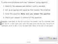 Solving Two Step Equation Word Problems
