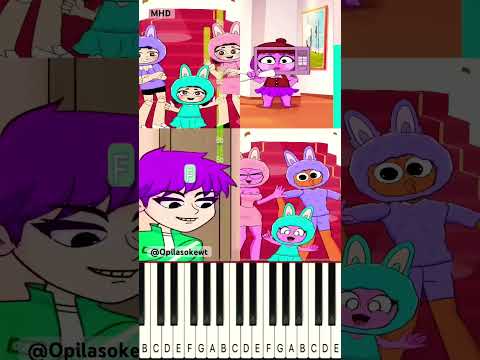Squid game 3 x Sprunki Pinki Stories Complete Edition @Opilasokewt - Piano Tutorial