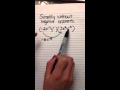 Simplifying Expressions with Exponents