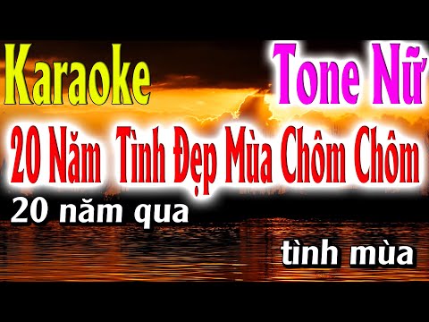 Hai Mươi Năm Tình Đẹp Mùa Chôm Chôm Karaoke Tone Nữ karaoke Lâm Organ – Beat Mới