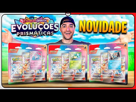 NOVO PRODUTO de CARTA POKÉMON de EVOLUÇÕES PRISMÁTICAS