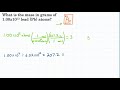 Converting Lead Atoms to Grams