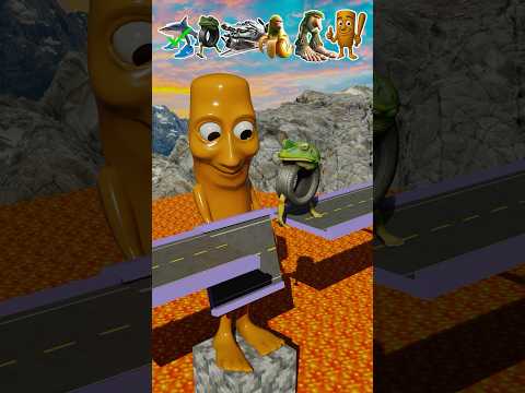 Funny Italian Characters vs Lava Challenge โ BeamNG.Drive