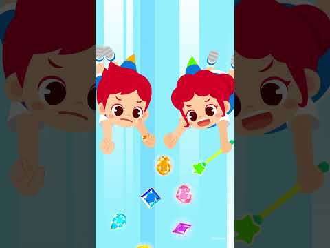 Batu permata jatuh!💎｜Kisah Bintang Balet｜JunyTony #Shorts