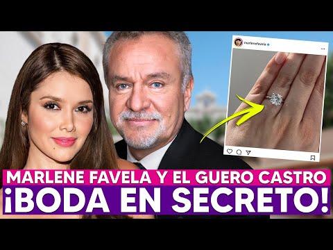 ¡BOMBAZO! ¡Marlene Favela y José Alberto Castro son PAREJA!