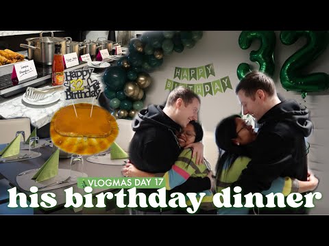 🎄vlogmas day 17 ⎯ 1st birthday dinner buffet in the house ni mister✨ liebe ann