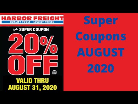 Harbor Frieght Coupon 07 21