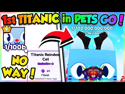 *SERIAL 1* FIRST TITANIC EVER in PETS GO CHRISTMAS UPDATE!! (Roblox)