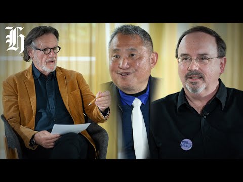 YouTube video thumbnail: Simon Wilson Talks to Auckland Mayoral Candidates Eric Chuah and Rob Mcneil