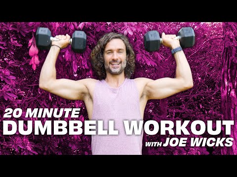 20 Minute Dumbbell Strength Workout | Joe Wicks Workouts