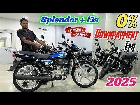 New 2025 Hero Splendor+ i3s Model Finance Review | On Road Price | Splendor+ 2025 Model