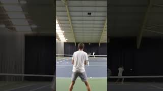 Building the point effectively in a rally situation #tennisshorts #shorts