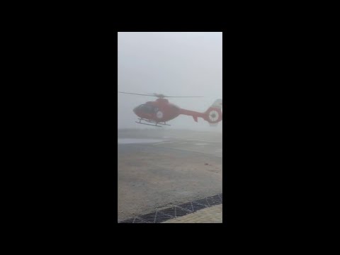 Four killed in helicopter crash at Turkish hospital | جان باختن چهار تن در پی سقوط هلیکوپتر در ترکیه