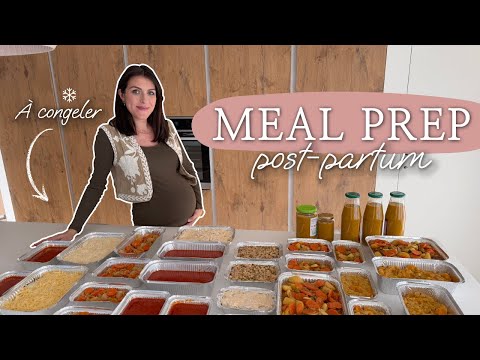 MEAL PREP postpartum - On prépare tous les plats avec ma maman !