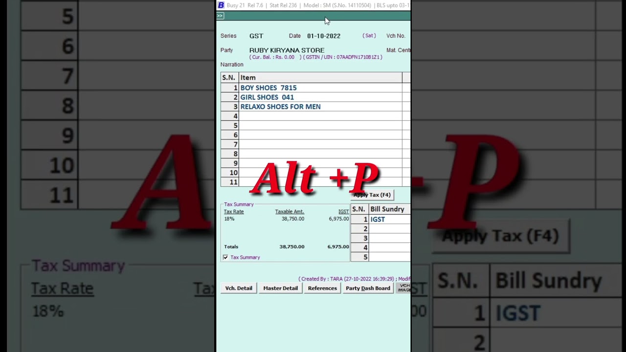 Sale Invoice Print Short Cut Key In Busy Software #shortvideo #shorts #short #shortsvideo | 22.03.2023

Sale Invoice Print Short Cut Key In Busy Software #shortvideo #shorts #short #shortsvideo @tr4studypoint98.