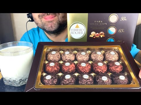 ASMR FERRERO CHOCOLATE CANDY PARTY | FERRERO ROCHER MUKBANG (EATING SOUNDS) EATING SHOW