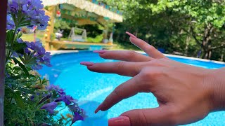 ASMR! Tapping Around My Tiki Bar! WE ARE SO BACK! 🌺👙☀️