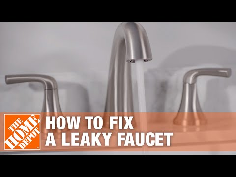 How To Fix A Leaky Faucet The Home Depot - How To Stop Dripping Bathroom Tap