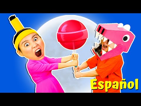 🦖Dino, Dino Dame mi piruleta en español 🍭🍭🍭+ Más ♫ Canciones Infantiles ♫ Babanana Español