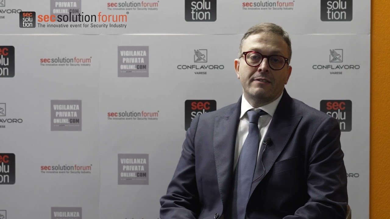 secsolutionforum a Sicurezza 2025 con Valerio Cucciniello, Head of Data & AI Office di Fiera Milano