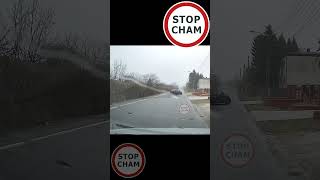 Drifter w BMW  #stopcham #dashcam #wypadek
