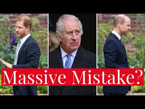 MASSIVE Mistake? Why King Charles' Reconciliation Attempt w/Prince Harry Might Damage Bond w/William