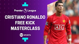 Every Free Kick Cristiano Ronaldo Scored in the Premier League 🐐