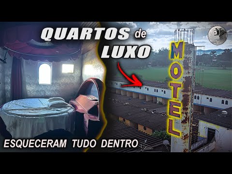 MOTEL dos anos 80, ABANDONADO com TUDO DENTRO, Quartos de LUXO ainda inteiros.