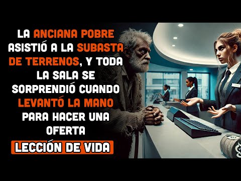 El anciano con su ropa vieja fue al banco a retirar dinero, y la cajera lo despreció...